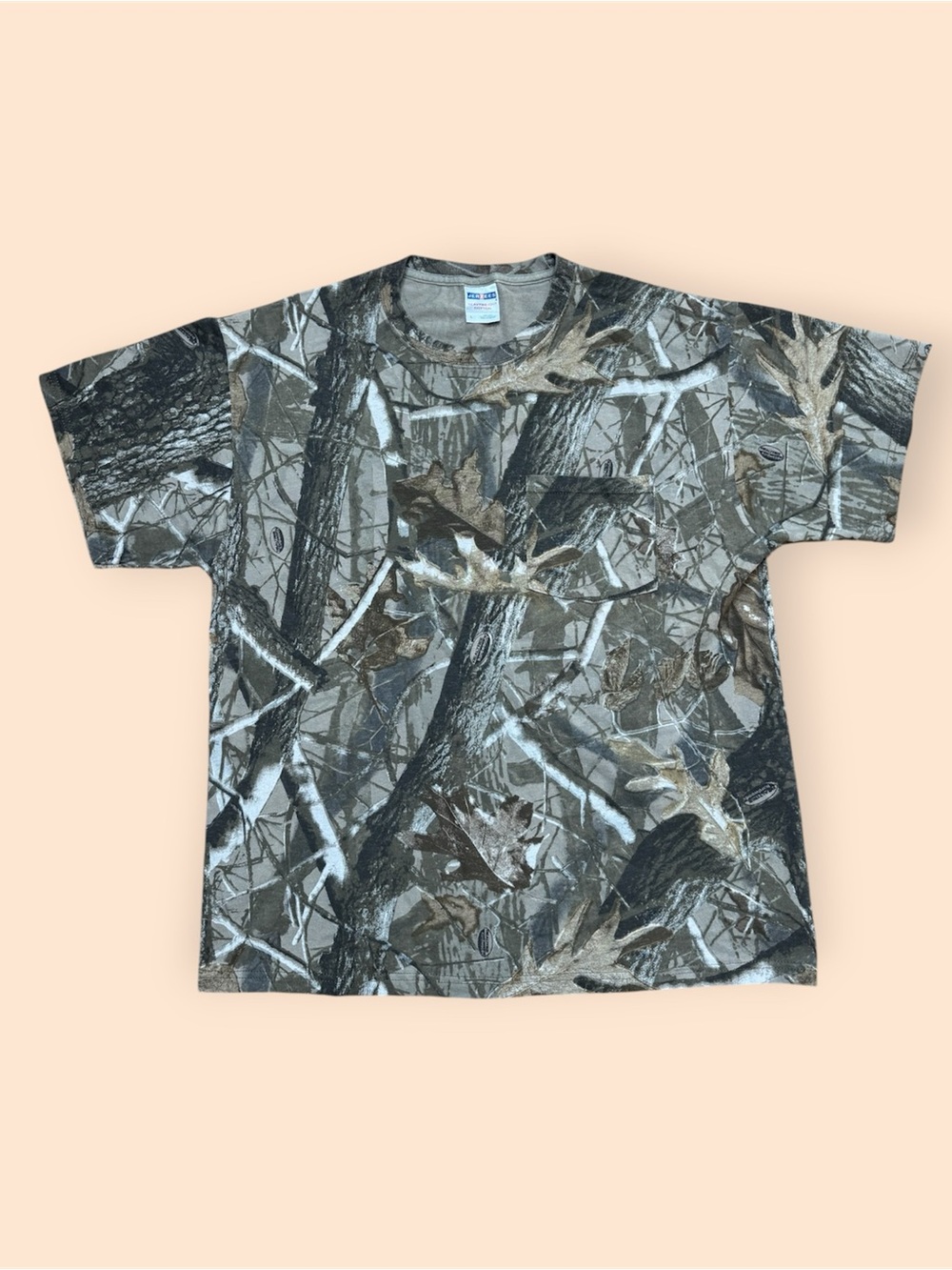 Vintage Realtree Camo Y2K Pocket T Shirt Men’s Large Green Vtg 2000s